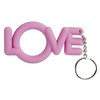 Эрекционное кольцо Love Cockring на брелке, розовый силикон, 8,5х4,5см