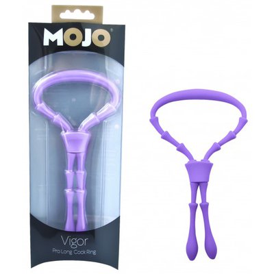 Эрекционное лассо Mojo® Vigor (утяжка) на половой член, фиолетовый силикон