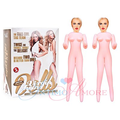 Секс-куклы близняшки Virgin Twins (отверстия: вагина, попка), пара в комплекте