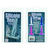Анальная пробка Silicone Tee™ прозрачный силикон, 12х2,2см