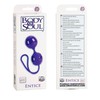 Тихие вагинальные шарики Body & Soul™ Entice™, фиолетовые, 3,75см/96г