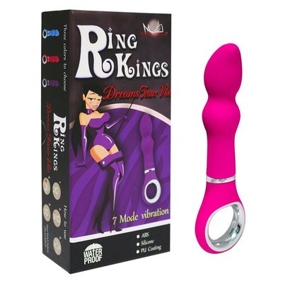Розовый G-вибратор Ring Kings® Dream Teaser, 7 функций, силикон, 16,2х3см