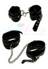 БДСМ набор Bad Kitty д/бондажа (наручники, оковы, трусики, плетка, маска), иск/кожа