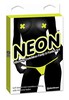 Вибротрусики Neon™ с вырезом и пэстисы, неоновый желтый, S/L(42-48р)