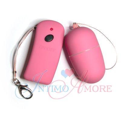 Беспроводное виброяйцо Vibrator midi, 10 реж, розовое, 6х3,2см