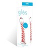 Фаллоимитатор Crimson Helix Gläs Love Shaft, стекло с узором, 19х3,2-3,8см