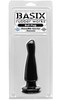 Анальная пробка Basix rubber works™ на присоске, черная 15,5х4см