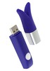 Вибратор для клитора Travel G-Sense, фиолетовый силикон, 7 режимов, USB аккумулятор, 11х1,5см