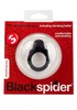 Эрекционное виброкольцо Black Spider, силикон, D2,4см