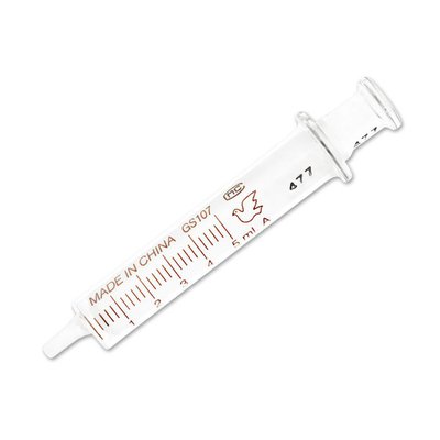 Стеклянный шприц Lux Lab для медицинского фетиша, 5мл