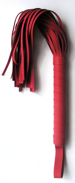 Красная плеть Notabu BDSM, иск/кожа, 39см