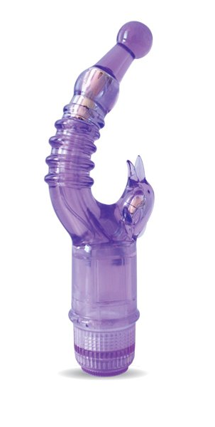 Анальный вибратор Sexy Friend, фиолетовый, 21,5х2,5см