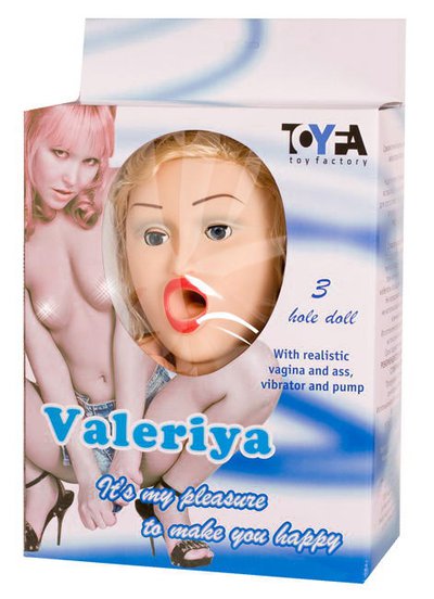 Секс-кукла Валерия, 3 отверстия, блондинка