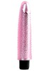 Розовый гелевый вибратор Jelly Gems №6 pink, 18см