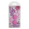 Вагинальные шарики Lia love balls в силиконовой оболочке, розовые, 3,5см 90гр