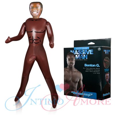 Секс-кукла мужчина Massive Man (коричневый) с фаллосом 17х4см