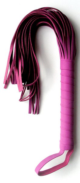 Фиолетовая плеть Notabu BDSM, иск/кожа, 39см
