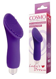 Вибратор Cosmo для клитора, фиолетовый силикон, 11,5см