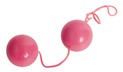 Шарики вагинальные розовые Toyfa, 3см