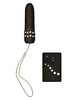 Беспроводной вибратор Crystal Black Mini Vibe со стразами, черный, 11,2х2,8см