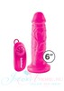 Секс-мяч Dillio® Vibrating mini sex ball™ с вибрацией, розовый, фаллос 17,5х4-4,5см