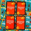 Игра с секс-приколами Шаловливые кубики (40 карт+4 кубика), для компании
