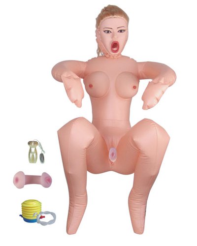 Секс-кукла "Лаура" (в позе на коленях), 3 отверстия