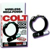 Вибратор на п/ч Colt® Vibrating Cock Ring™, натуральная кожа, универсальное