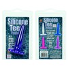 Анальная пробка Silicone Tee™, фиолетовый силикон, 12х2,2см