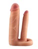 Насадка анально-вагинальная Double Trouble Extension из Fanta Flesh®, +33% +2,5см, 18,4х3,8см