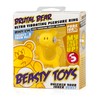 Кольцо Beasty Toys Brutal Bear, желтый силикон, 2см (уценка, нет вибропули)