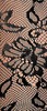 Костюм-сетка из топа с рукавами и чулок, цветочный узор, черный, S/L(42-48р)