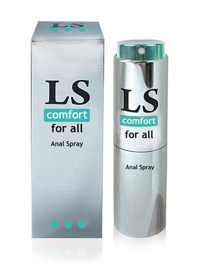 Анальный спрей LS comfort 100% силикон, обезболивает, охлаждает, 18мл
