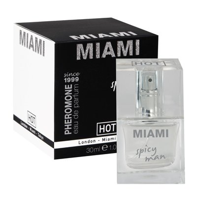 Мужские духи с феромонами HOT™ Miami Spicy man (солнечно-морской аромат), 30мл