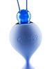 Вагинальные шарики Lovely vibes love balls, голубой силикон, 3,5см/73г