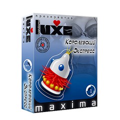 Презерватив Luxe Maxima Королевский экспресс в смазке 180х52, 1шт, годен до 02.26г