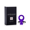Виброкольцо embrace™ lover’s ring, 7 режимов, фиолетовый силикон