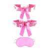 Комплект для бондажа Fetish Fantasy Series® Light Pink (наручники, оковы, маска), розовый атлас