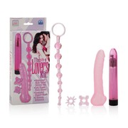 Женский розовый вибро-набор The Lover's Kit, 5 предметов