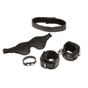 Черный BDSM-набор Delux Fantasy Four Pies Set из четырех предметов