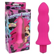 Оригинальный вибратор Mystique Rocket Vibe, розовый, 7 режимов, 12,5х3,8см