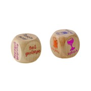 Игровые кубики "Легкое решение" для застолья, 2,8см