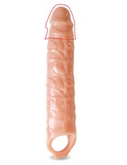 Гигантская насадка Sexy Friend, удлинение 3,5см, толшина 1см, 22,5х5,5см
