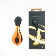 Массажер клитора Exclamation, 2 мотора по 7 функций, USB аккумулятор, силикон, 14см.