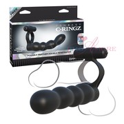 Вибро-кольцо Fantasy C-Ringz® Double Penetrator для двойного проникновения, силикон