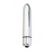 Мини-вибратор Vibrating Toys, серебристый, 9х1,7см
