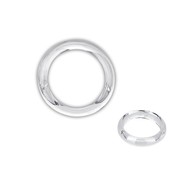 Стеклянное колечко на пенис Zeus Glass Cock Ring, 4,8см