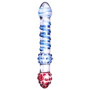 Двухголовый стеклянный фаллос Art of glass Royal Delight, 20,5х3,5см