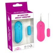 Маленькое виброяйцо Bullet Vibrator, розовое, 10 режимов, 4х1,6см.