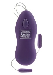 Вибро-пульки Body & Soul™ Duplicity™ purple, подогрев, 2 режима, 2,5х0,75см